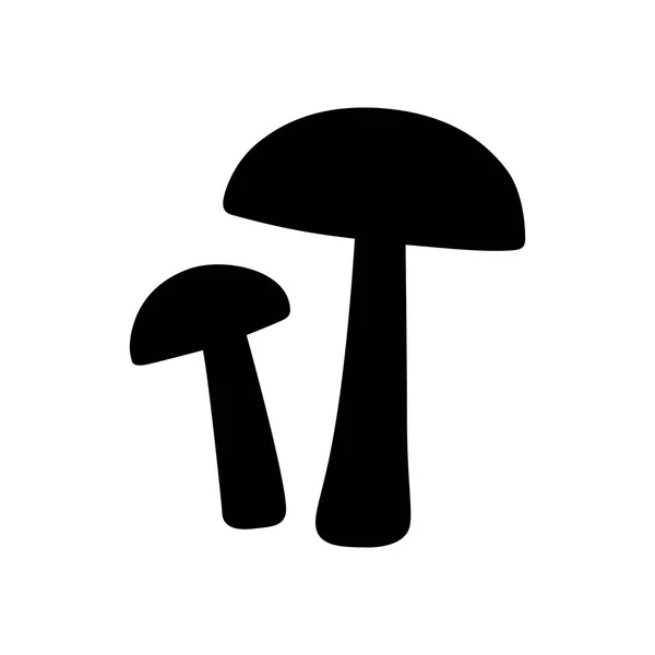 桦木牛肝菌蘑菇 — 图库矢量图片