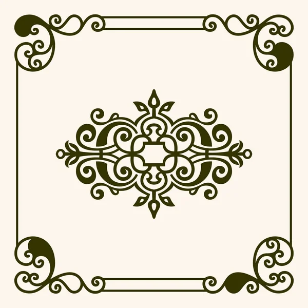 Elegant decoratief frame — Stockvector