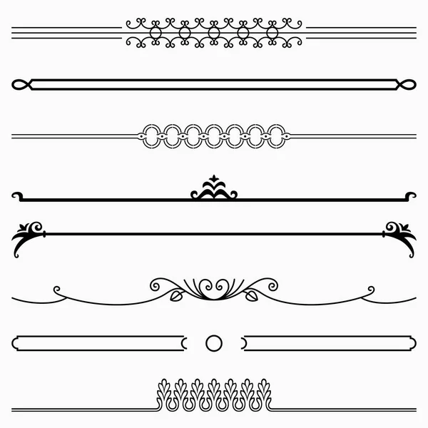 Set of dividers — Stock Vector
