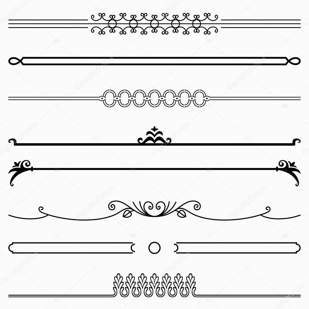 Set of dividers