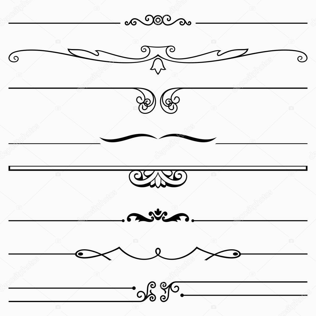 Set of dividers