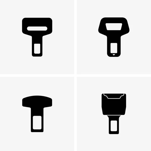 Boucles de ceinture de sécurité — Image vectorielle