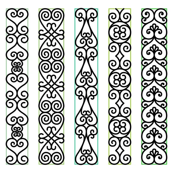 Ornate pattern borders — Stock Vector