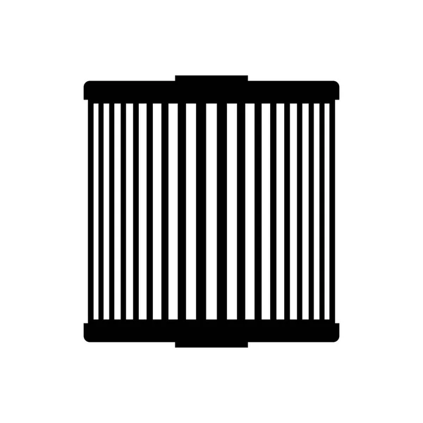 Icône filtre à huile — Image vectorielle
