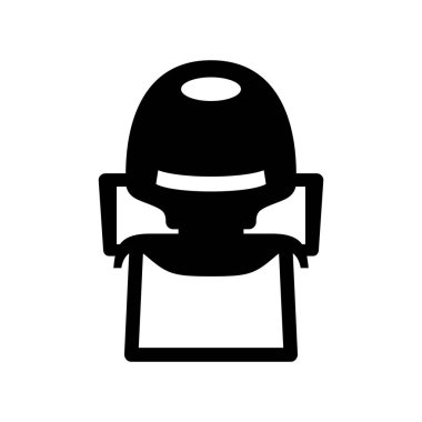 Bebek yüksek sandalye simgesi