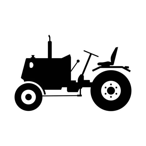 Starý traktor ikona — Stockový vektor