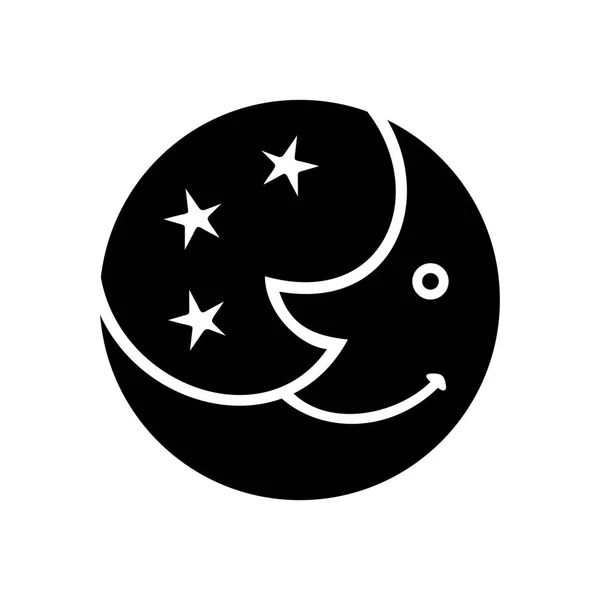 A lua e as estrelas — Vetor de Stock