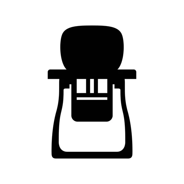 Значок детского стульчика — стоковый вектор