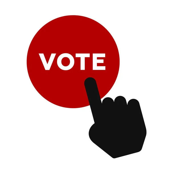 投票ボタンのアイコン — ストックベクタ