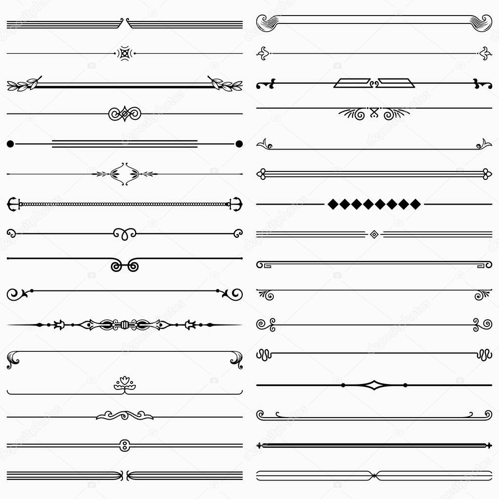 Short decorative dividers