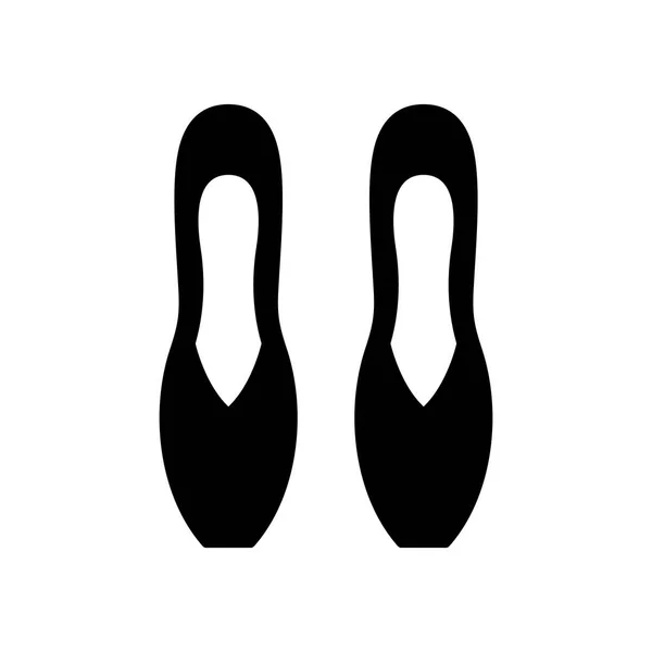 Ζευγάρι παπούτσια μπαλέτου — Διανυσματικό Αρχείο