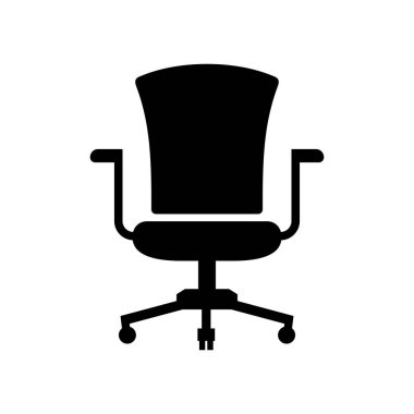 Ofis koltuğu veya görev sandalye, gölge resim