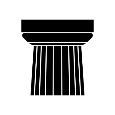 Sütun kapağı, mimari eleman, gölge resmi 