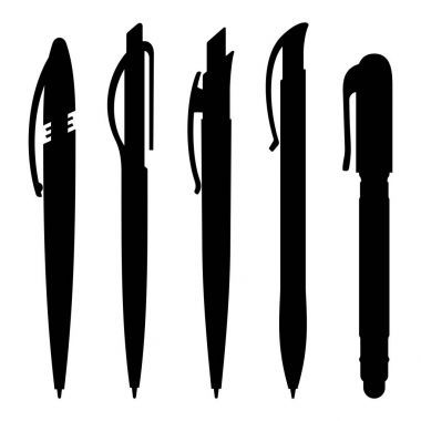 Plastik kalem seti, gölge resimleri