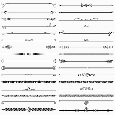 Dekoratif kısa çiçek bölücüler kümesi