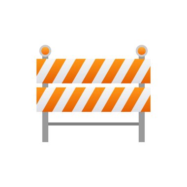 Yol veya trafik bariyeri simgesi