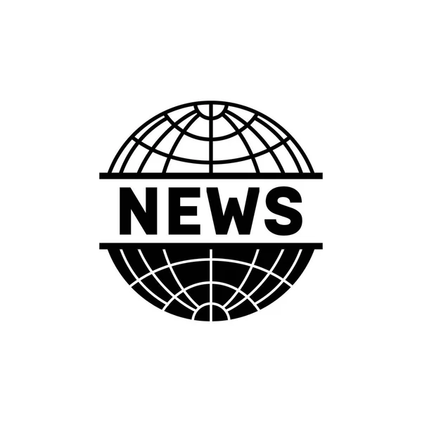 Wereld Nieuws Mark Pictogram — Stockvector