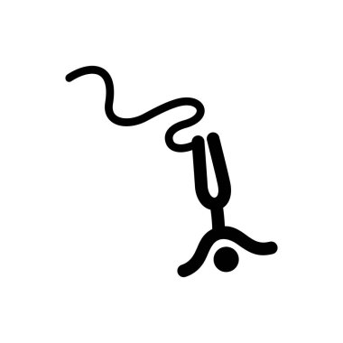 Bungee jumping simgesi, gölge resim