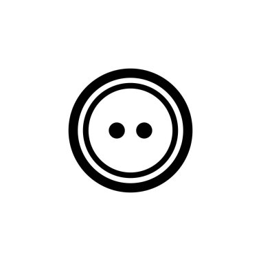 Yuvarlak düğme simgesi (dikiş)