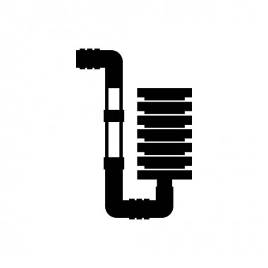 Akvaryum hava filtre simgesi