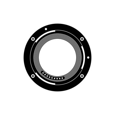 Fotoğraf kamera objektif bağlama simgesi