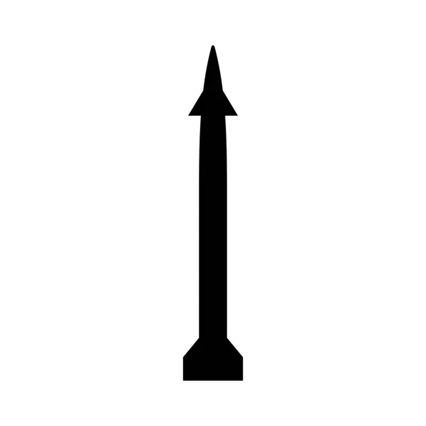 Antiballistische Raketten Abm — Stockvector