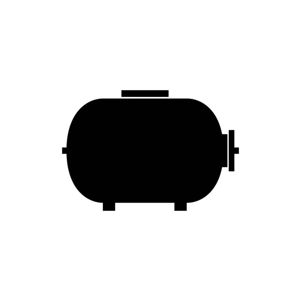 Tankcontainer Symbol Schattenbild — Stockvektor
