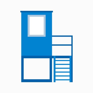 Güvenlik, merdivenli muhafız kulübesi, merdiven.