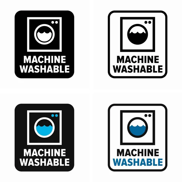 Matériaux Lavables Machine Sans Dommages — Image vectorielle