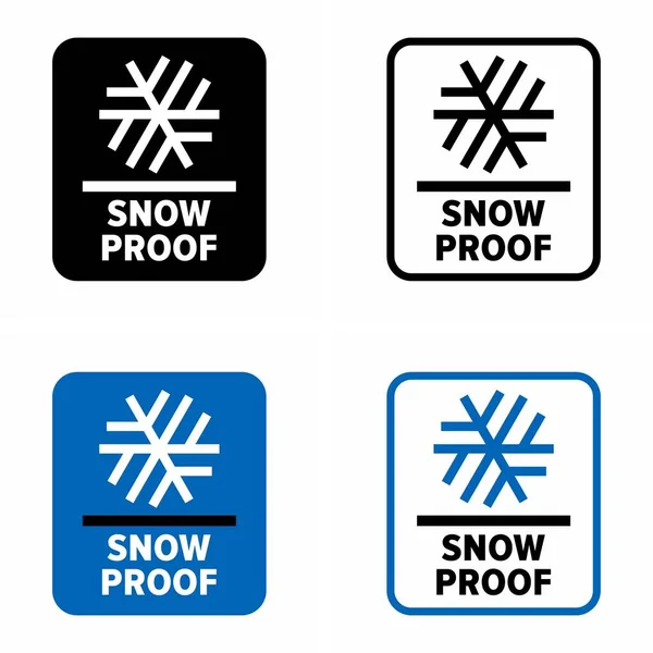 Материал Покрытие Средство Защиты Снега Информационный Знак — стоковый вектор