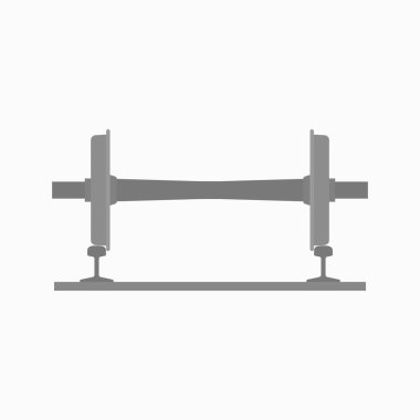 Demiryolu vagonu, nakliye tekerleği dingil tekerleği.