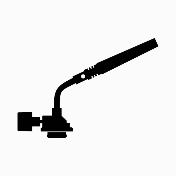 Tormenta Manual Portátil Quemador Botellas Gas Mapp Para Fontanería Sin — Archivo Imágenes Vectoriales