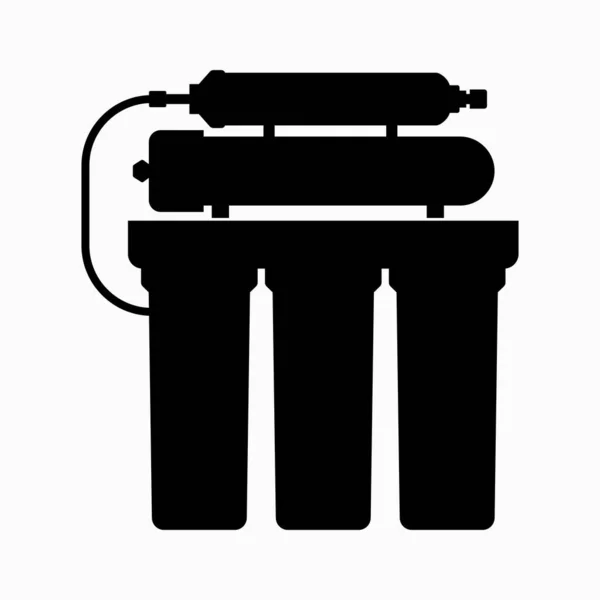 Omgekeerde Osmose Waterzuiveringsfilter — Stockvector