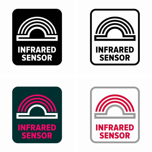 Infrared Sensor Motion Proximity Detector — Stock Vector
