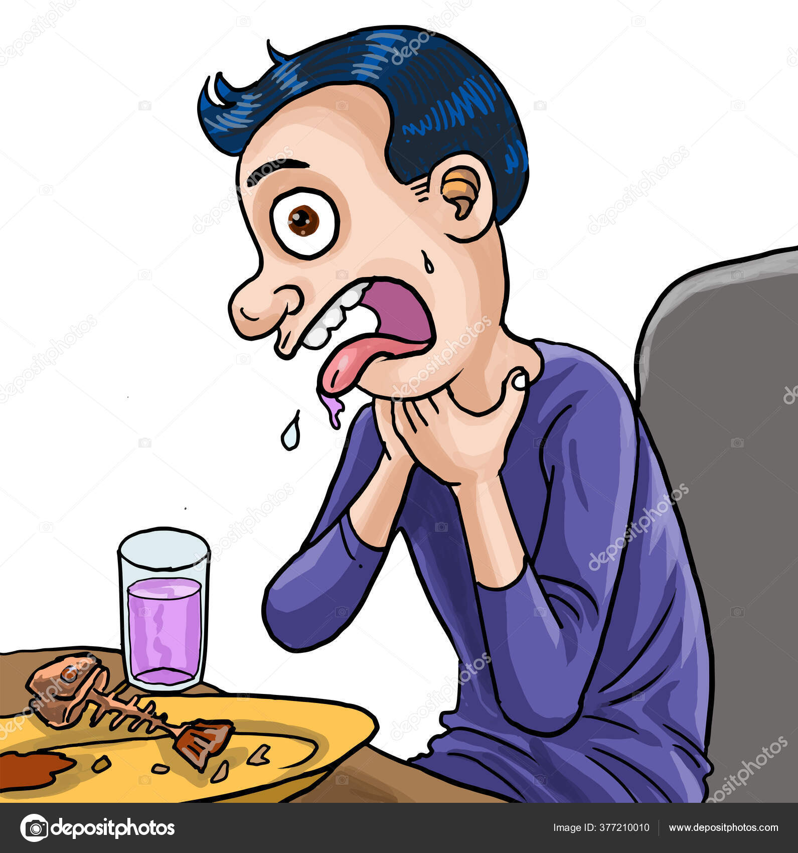 질식하고 발톱을 스톡 벡터 - ©azdesign64 377210010, image size:1591x1700