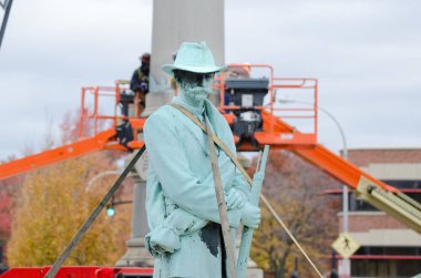 Konfedere Devletleri Louisville, Kentucky, ABD parçalanıyor anıt