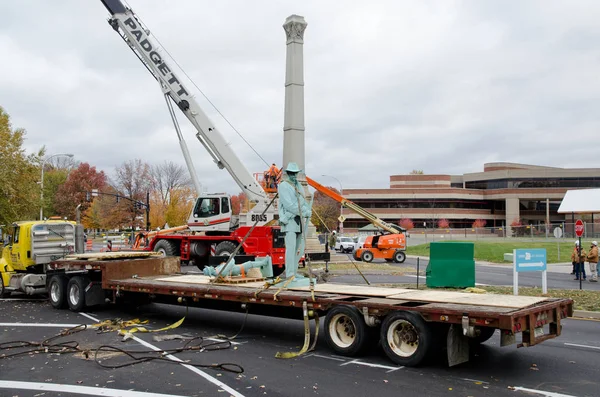 Konfedere Devletleri Louisville, Kentucky, ABD parçalanıyor anıt