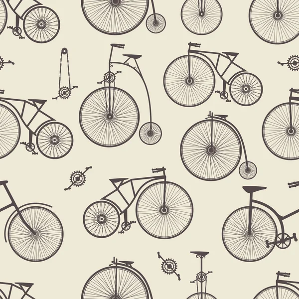 Fond vélo sans couture — Image vectorielle