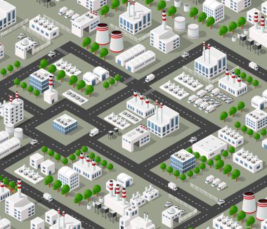 Şehrin en üst manzarası