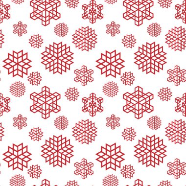 Noel kesintisiz kar tanesi