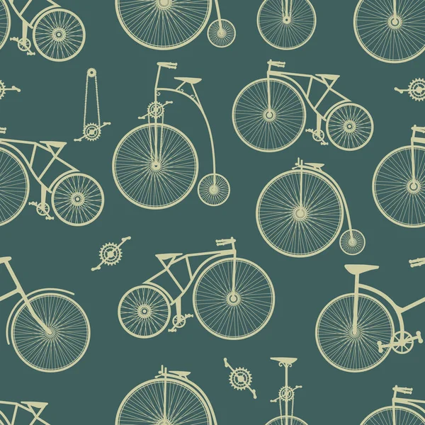 Fondo bicicleta sin costura — Archivo Imágenes Vectoriales