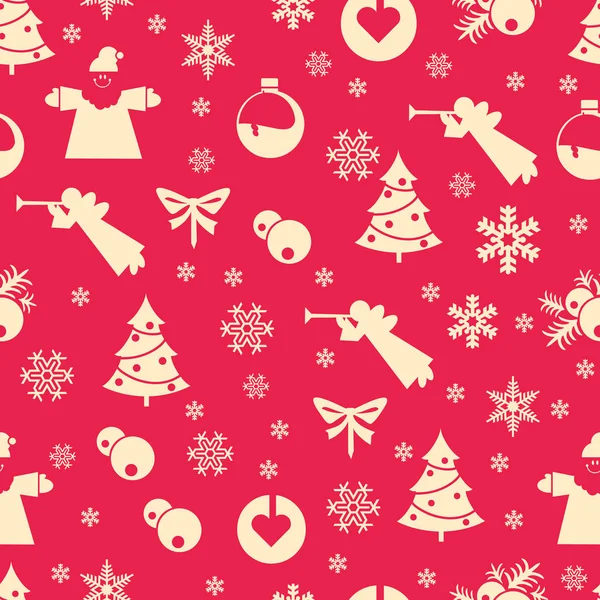 Jul sømløs pastel – Stock-vektor