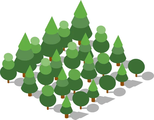Forest grove naturliga — Stock vektor