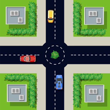 Şehirden Üstten Görünüm