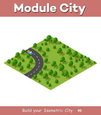 İzometrik görünümü projeksiyon