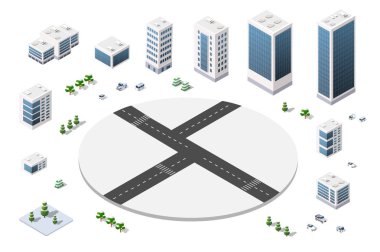 İzometrik evleri, şehir