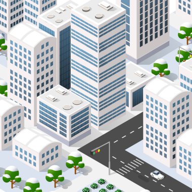 Megapolis 3d izometrik