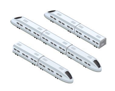 Hızlı modern yüksek hızlı tren