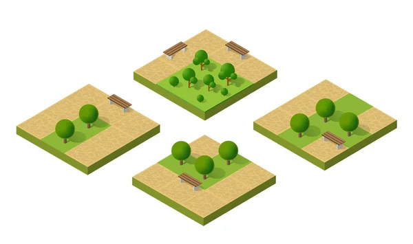 Natuurlijke ecologische landschap — Stockvector