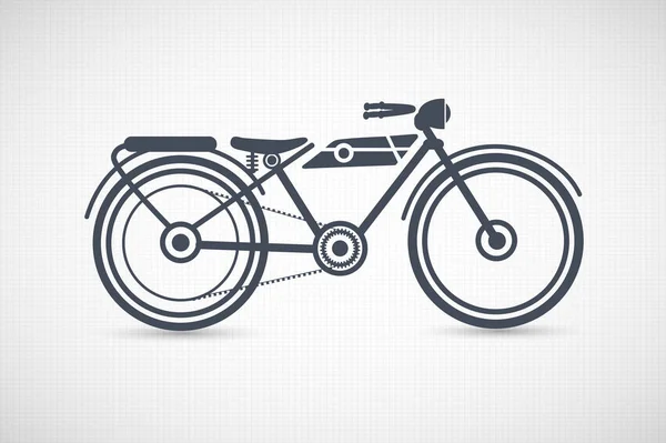Vintage moto rétro — Image vectorielle